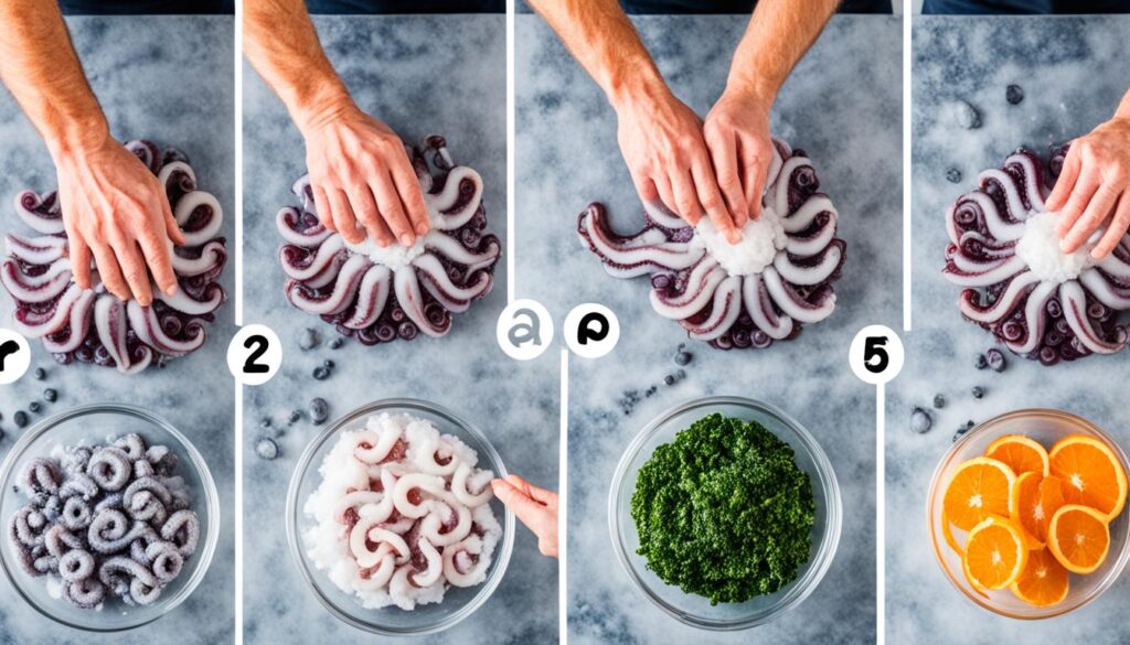how to cook frozen octopus