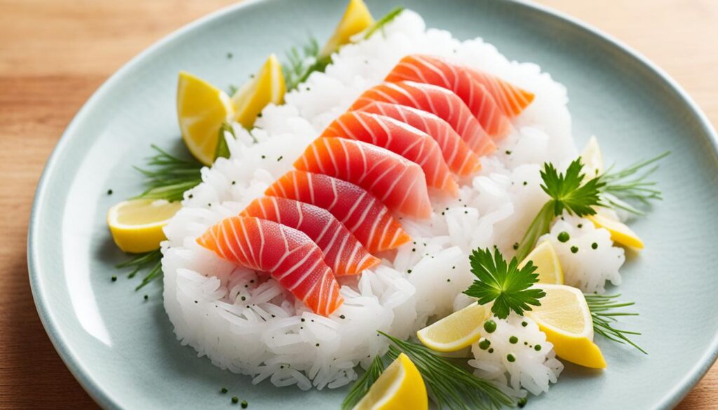 sashimi-grade fish